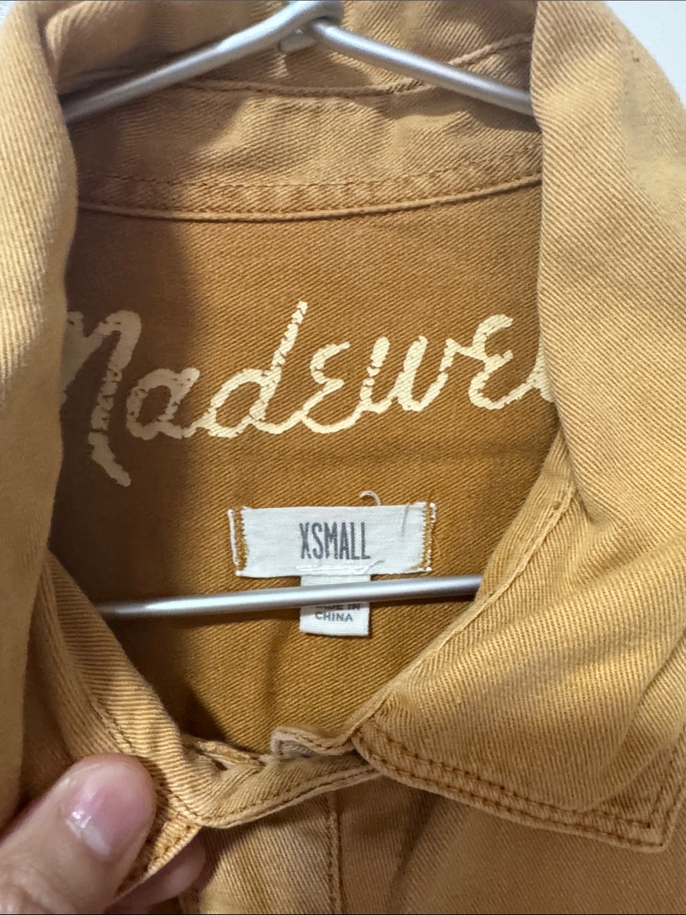 Madewell Mustard-Tan Utility Shirt Jacket - Picture 3 of 4